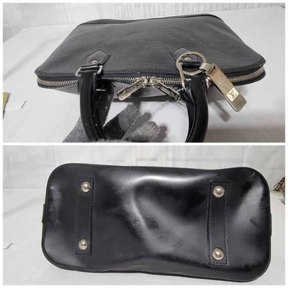 Authentic Louis Vuitton Epi Alma PM Bag Black - Picture 6 of 15